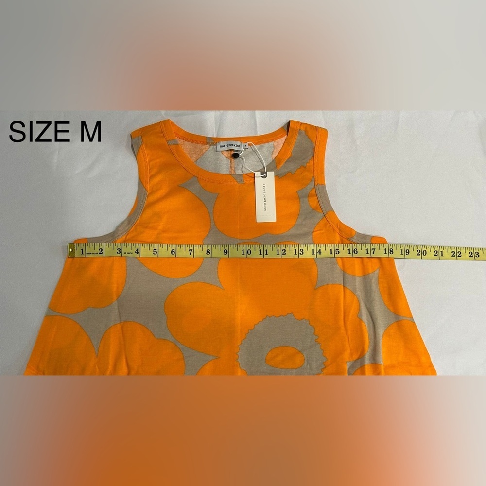 NWT Marimekko Liplatus Unikko Jersey Dress - Picture 5 of 6